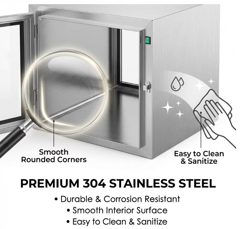 cleanroom transfer window