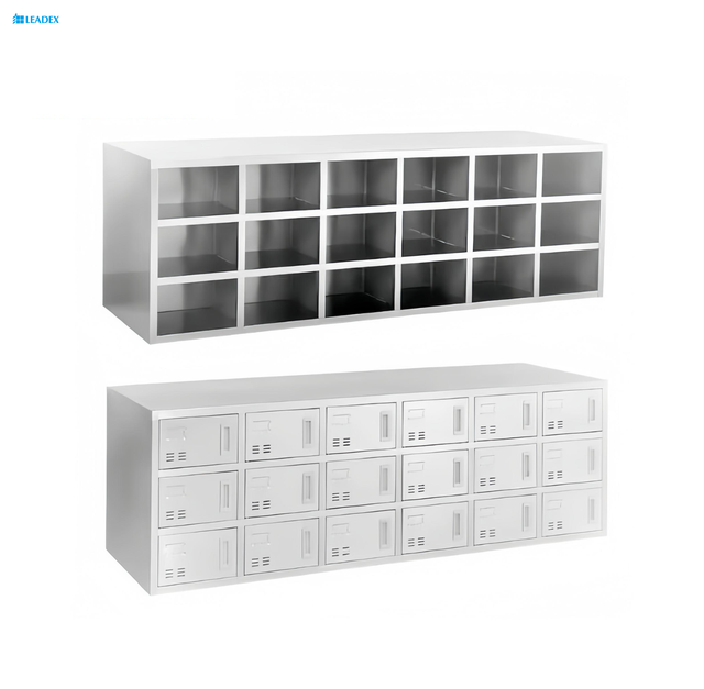 SUS304 Stainless Steel Shoe Cabinet for Cleanroom & Pharmaceutical