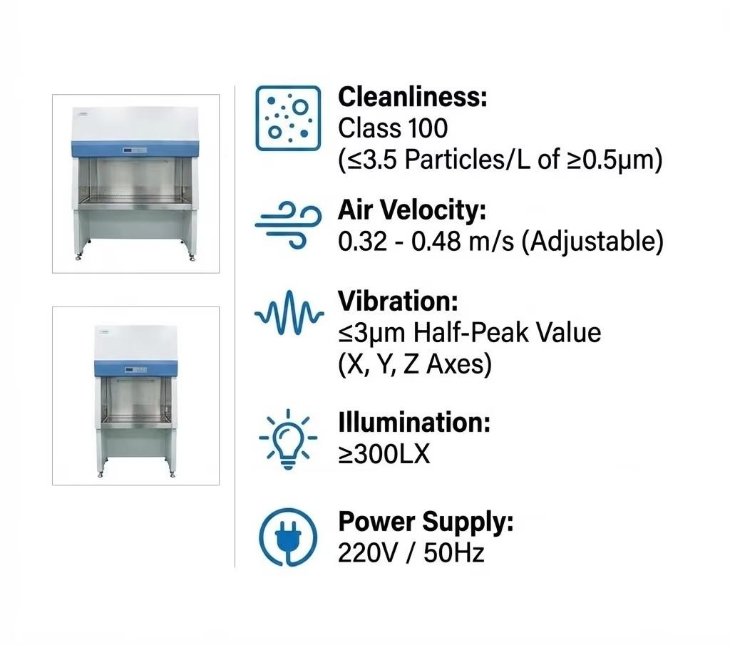 vertical flow workbench
